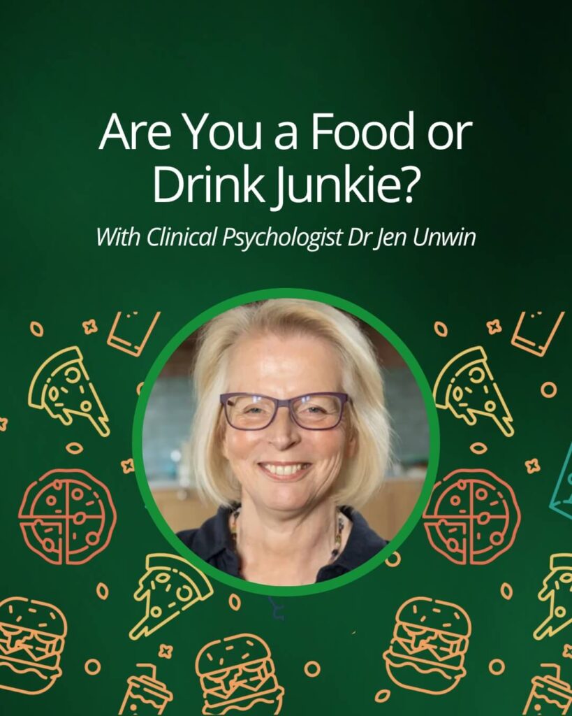 Food or drink addiction? Discover how to beat cravings and food addiction in Dr Jen Unwin’s live webinar, 24 Sept.