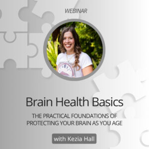 Brain health basics webinar poster